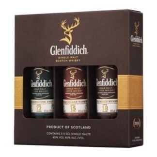 Glenfiddich Triple Pack 12/15/18 x 50ml